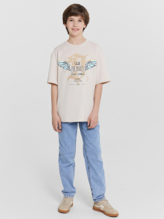 Футболка Mark Formelle 113455/24-32326П-0 льняной_печать_3_сл_на_пол - фото 2