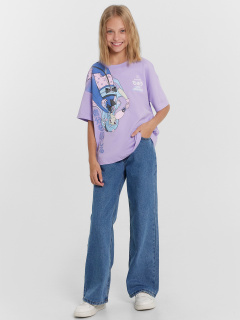 Футболка Mark Formelle 117843/24-27896П-0 св.лаванда_печать_3_сл_на_пол - фото 5