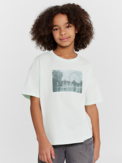 Футболка Mark Formelle 117843/24-27896П-0 светлая_мята_печать1_3_сл_на_пол - фото 5