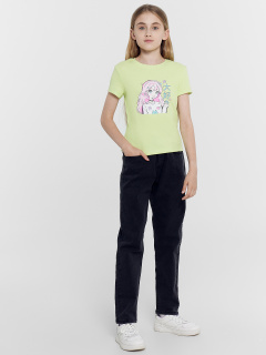 Футболка Mark Formelle 117912/24-27425П-1 лаймовый_сорбет_печать1_3_сл_на_пол - фото 2