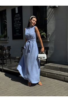 Леняое платье в стиле на каждый день Pavlova 162 фиалка - фото 5