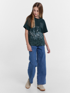 Футболка Mark Formelle 117915/24-26206П-0 т.зеленый_печать_3_сл_на_пол - фото 4