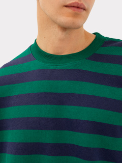Свитшот Mark Formelle 121866/1/24-3680П-7П сине_зеленая_полоска - фото 5