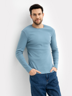 Лонгслив Mark Formelle 121871/1/24-3201Ц-1 серо_голубой - фото 1