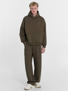 Худи Mark Formelle 121878-1/24-4385П-7П табак_печать_1_сл_на_пол_3_сл_на_спинке - фото 4