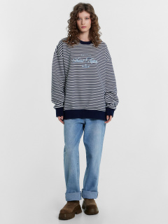 Свитшот Mark Formelle 122919/1/24-30074П-7 бело_синяя_полоска_1_сл_на_пол - фото 2