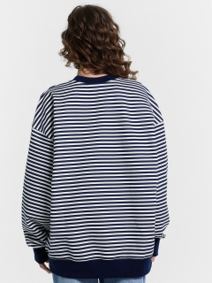 Свитшот Mark Formelle 122919/1/24-30074П-7 бело_синяя_полоска_1_сл_на_пол - фото 3