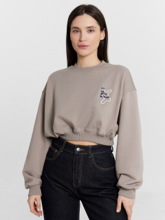 Свитшот Mark Formelle 122928/1-1/24-30375Ц-7-2 лунный_камень_542_D_вышивка - фото 4