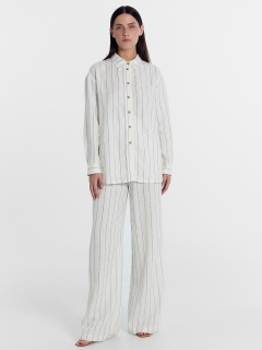 Рубашка Mark Formelle 122955/1/24-27456П-9 полоска_на_св.молочном - фото 1