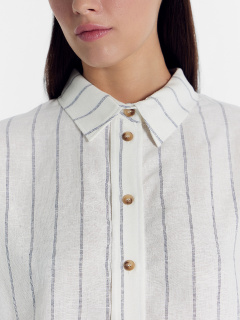 Рубашка Mark Formelle 122955/1/24-27456П-9 полоска_на_св.молочном - фото 4