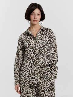 Рубашка Mark Formelle 122955/1/24-32451П-9 крупный_леопард - фото 4