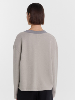 Свитшот Mark Formelle 122996/24-30051Ц-26 средне_серый_меланж_4425_В - фото 4