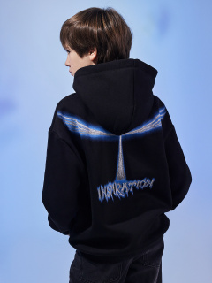 Худи Mark Formelle 123416/24-31049П-7П черный_печать_2_сл_на_пол_2_сл_на_спинке - фото 1