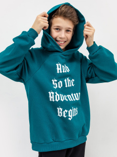 Худи Mark Formelle 123418/22/21357П-7 изумруд_печать_2_сл_на_пол - фото 1