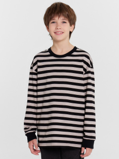 Лонгслив Mark Formelle 123434/1/24-32117П-0 черно_молочная_полоска - фото 1
