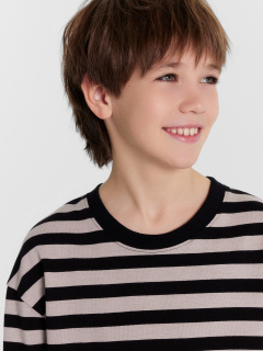 Лонгслив Mark Formelle 123434/1/24-32117П-0 черно_молочная_полоска - фото 4