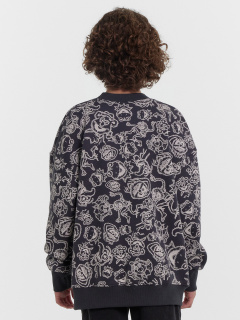 Свитшот Mark Formelle 123437/1/24-30402ПП-7П персонажи_на_графитовом_2_сл_на_пол - фото 3