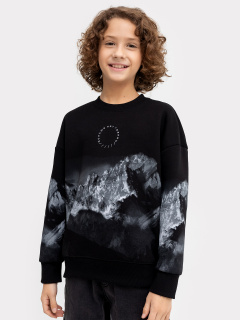 Джемпер Mark Formelle 123437/22/23865П-7П черный_печать_4_сл_на_пол_4сл_на_ЛВ_ПР_рук - фото 1