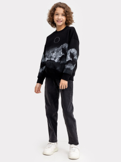 Джемпер Mark Formelle 123437/22/23865П-7П черный_печать_4_сл_на_пол_4сл_на_ЛВ_ПР_рук - фото 5