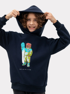 Худи Mark Formelle 123441/22/24674П-7П неви_печать_3_сл_на_пол - фото 4