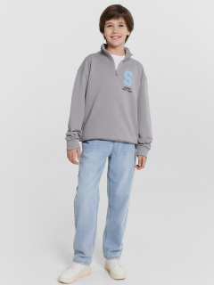 Толстовка Mark Formelle 123458/25-36069П-7 серый_печать1_2_сл_на_ЛВ_дет_пер - фото 3