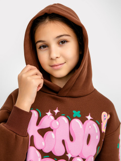 Худи Mark Formelle 127882/22/24070П-7П капучино_печать_2_сл_на_пол_2_сл_на_ЛВ_рукаве - фото 5