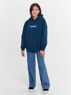 Худи Mark Formelle 127886/24-31028П-7П полуночный_синий_печать_2_сл_на_пол_3_сл_на_спинке - фото 2