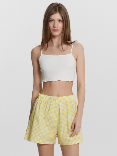 Шорты Mark Formelle 132367/24-28253Ц-9 желтая_клетка_виши - фото 1