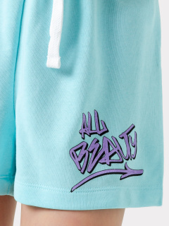 Шорты Mark Formelle 137728/22/22593П-7 бирюзовый_печать_1_сл_на_ЛВ_дет_пер - фото 2