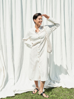 Платье Mark Formelle 152627/24-27455П-9 полоска_на_св.молочном - фото 1