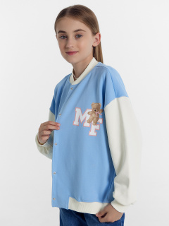 Толстовка Mark Formelle 167739/1/24-26175П-7 небо_печать_2_сл_на_ЛВ_дет_пер - фото 1