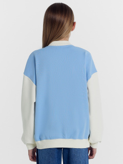 Толстовка Mark Formelle 167739/1/24-26175П-7 небо_печать_2_сл_на_ЛВ_дет_пер - фото 2