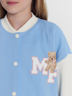 Толстовка Mark Formelle 167739/1/24-26175П-7 небо_печать_2_сл_на_ЛВ_дет_пер - фото 3