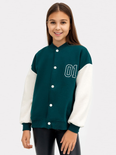 Жакет Mark Formelle 167739/22/23496П-7П хвоя_печать_1_сл_на_пол_1сл_на_спинке - фото 1