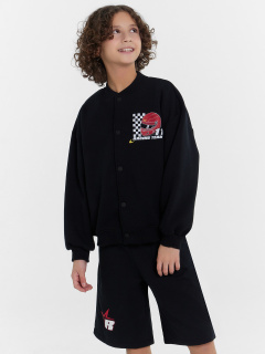 Толстовка Mark Formelle 363333/1/24-32091П-7П черный_печать_2_сл_на_ЛВ_дет_2_сл_на_спинке - фото 4