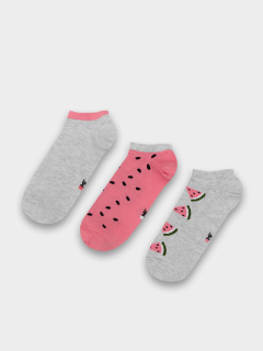 Носки Mark Formelle 406A-2369/B5-233406A-1 св.серый_меланж_лиловый_рис.2369 - фото 4