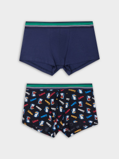 Трусы Mark Formelle 411124-2/25-4874П-5 прикольные_пингвины_глубокий_синий - фото 1