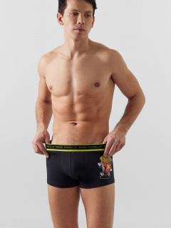 Трусы Mark Formelle 411124-2/25-4874П-5 черный_картошка_на_черном1_3_сл_1тр_на_ЛВ_дет - фото 3