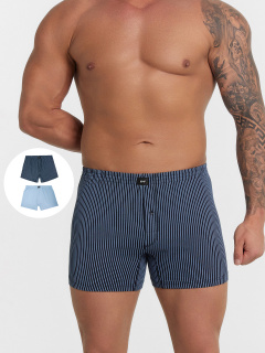 Трусы Mark Formelle 411152-2/25-5262П-5 тонкая_голубая_полоска_пыльный_голубой - фото 1