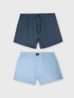 Трусы Mark Formelle 411152-2/25-5262П-5 тонкая_голубая_полоска_пыльный_голубой - фото 3