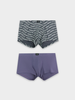 Трусы Mark Formelle 411216-2/25-5149П-5 пыльно_фиолетовый_текст_на_графите - фото 2