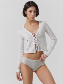 Трусы Mark Formelle 412491/25-22.22-34552Б-1 серый_меланж_4306_А_10_декор - фото 1