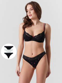 Трусы Mark Formelle 412632-3/25-1.27-36866Ц-5 вишенки_на_черном - фото 1