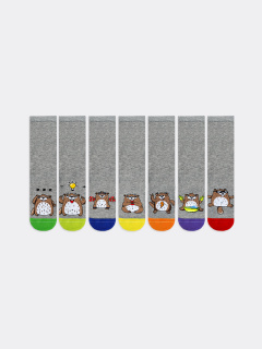 Носки Mark Formelle 430G-1345/B3-237430G-1 серый_меланж_7_рис.1345 - фото 3