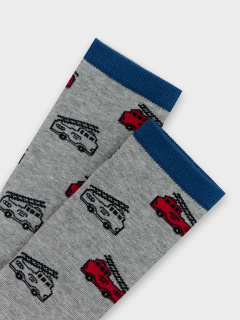 Носки Mark Formelle 430K-3070/B3-25430K серый_меланж_рис.3070 - фото 3