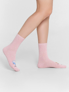 Носки Mark Formelle 430K-3082/B4-25430K-1 розовый_меланж_рис.3082 - фото 2