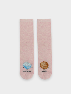 Носки Mark Formelle 430K-3082/B4-25430K-1 розовый_меланж_рис.3082 - фото 4