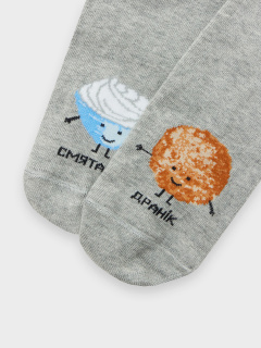 Носки Mark Formelle 430K-3082/B5-25430K-1 серый_меланж_рис.3082 - фото 4