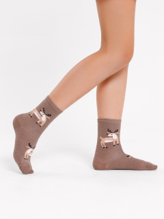 Носки Mark Formelle 437K-1426/B4-22437K табак_рис.1426 - фото 3