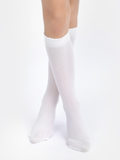 Гольфы Mark Formelle 446PA-1622/B4-20446PA белый_000Н_Крашение_полиамид.изделий_(носки) - фото 1